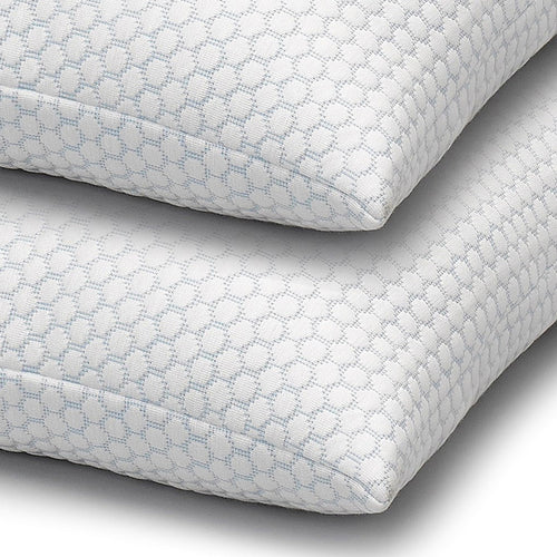 Cooling Gel Fiber Bed Pillows for Sleeping – Pack of 2