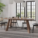 70.86" Oval Dining Table for 6–8 People