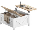 Square Lift Top Coffee Table with Hidden Storage
