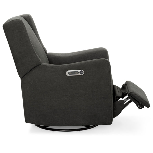 Power Recliner Swivel Glider with USB Charging – Stain-Resistant Fabric