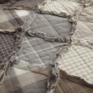 King Size Reversible Cotton Quilt – Smoky Mountain Patchwork