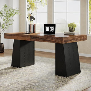 55" Executive Desk with Double Pedestal