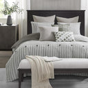 Cotton Clipped Jacquard Comforter Set with Removable Cover