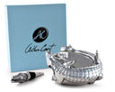 Alligator Wine Coaster & Bottle Stopper Set