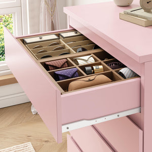 5-Drawer Chest Dresser with Handleless Design