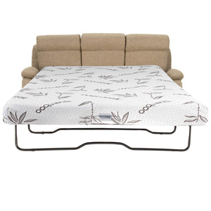 80" RV Sleeper Sofa Loveseat with Memory Foam Mattress