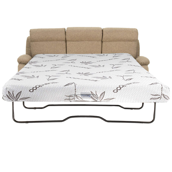 80" RV Sleeper Sofa Loveseat with Memory Foam Mattress