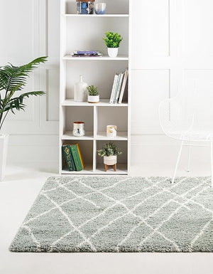 6 Ft Round Shag Area Rug – Soft Touch Polypropylene