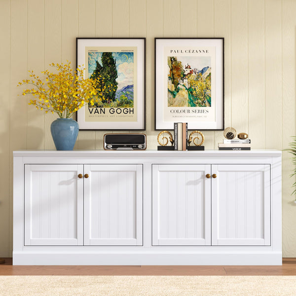 72" Farmhouse Sideboard Buffet Cabinet