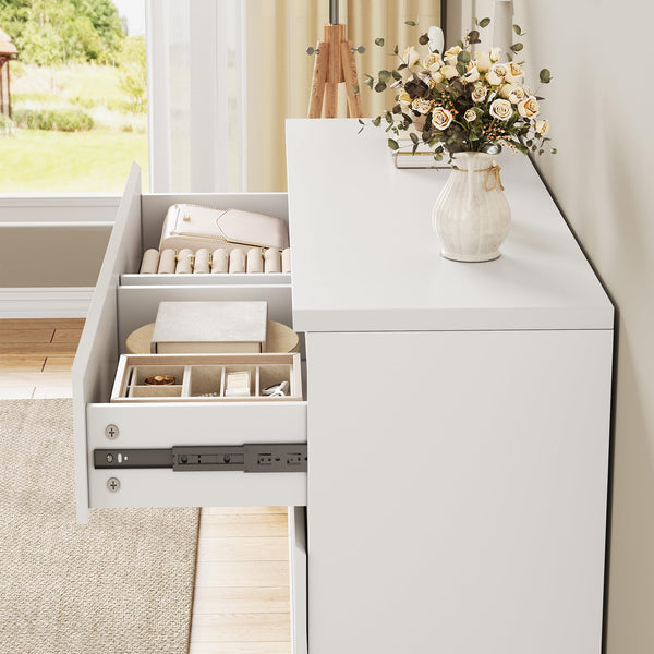 6-Drawer Double Dresser – Modern Bedroom Chest of Drawers
