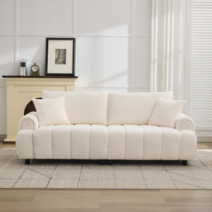 88" Oversized Boucle 3-Seater Sofa