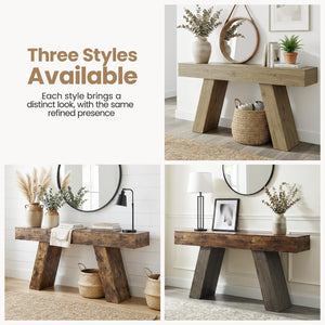 63-Inch Console Table with Storage Drawers