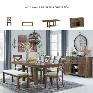 Upholstered Dining Bench with Nailhead Trim
