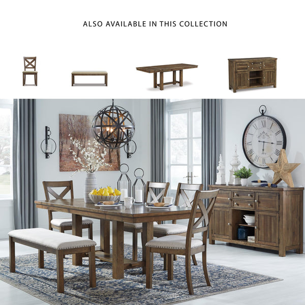 Upholstered Dining Bench with Nailhead Trim