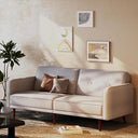 Convertible Sofa Bed with Adjustable Back – 76" Wide Sleeper Sofa