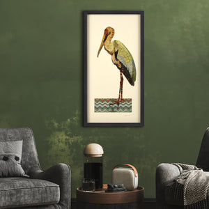 Crane 3D Paper Collage Wall Art – Framed & Ready to Hang