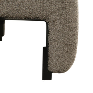 Convertible Sleeper Sofa Queen Size – Boucle Fabric, Wood Legs
