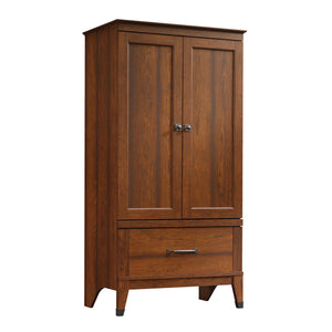 Bedroom Armoire with Garment Rod & Drawer – Washington Cherry