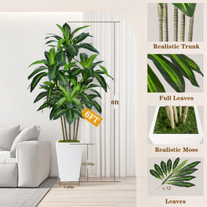Artificial Dracaena Tree with Planter – 6ft & 7ft