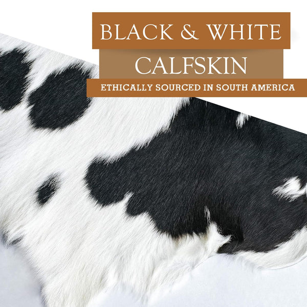 Genuine Cowhide Area Rug – 3 x 3 ft
