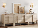 3-Piece Bedroom Dresser Set with 12 Drawers