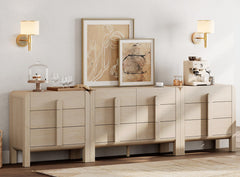 3-Piece Bedroom Dresser Set with 12 Drawers