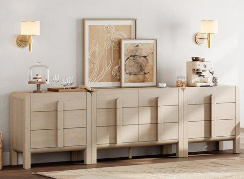 3-Piece Bedroom Dresser Set with 12 Drawers