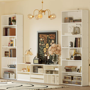 6-Tier Bookcase Set of 2 – 70 Inch Tall Floor Standing Bookshelf