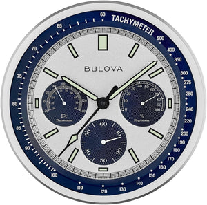 Analog Wall Clock with Temperature & Hygrometer Display