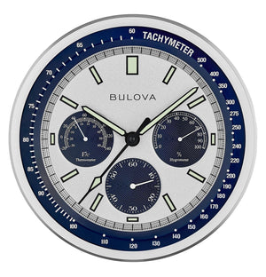 Analog Wall Clock with Temperature & Hygrometer Display