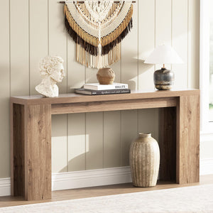 70.9" Extra Long Console Table – Farmhouse Entryway & Sofa Table