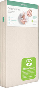 Breathable Crib & Toddler Mattress – Washable, Firm Support, 5.5" Thick