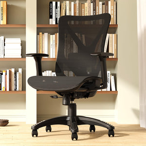 Ergonomic Mesh Office Chair with Adjustable Lumbar Support & 3D Armrests