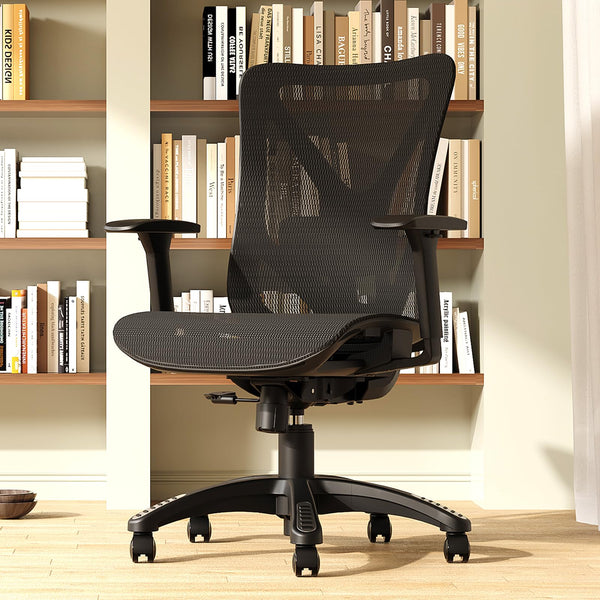 Ergonomic Mesh Office Chair with Adjustable Lumbar Support & 3D Armrests