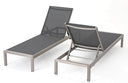 Outdoor Mesh Chaise Lounge Set of 2