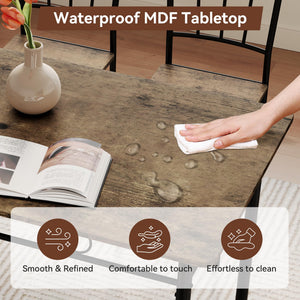 5-Piece Dining Table Set with 4 Chairs