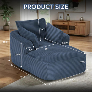 Oversized Chaise Lounge Chair Indoor