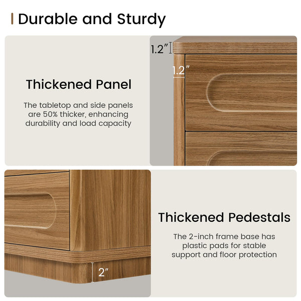 8-Drawer Dresser with Deep Storage – Wide Chest of Drawers for Bedroom & Closet
