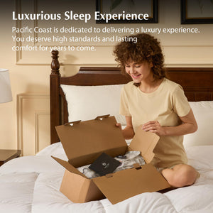 Feather & Down Bed Pillows – Hotel Quality, Medium Support