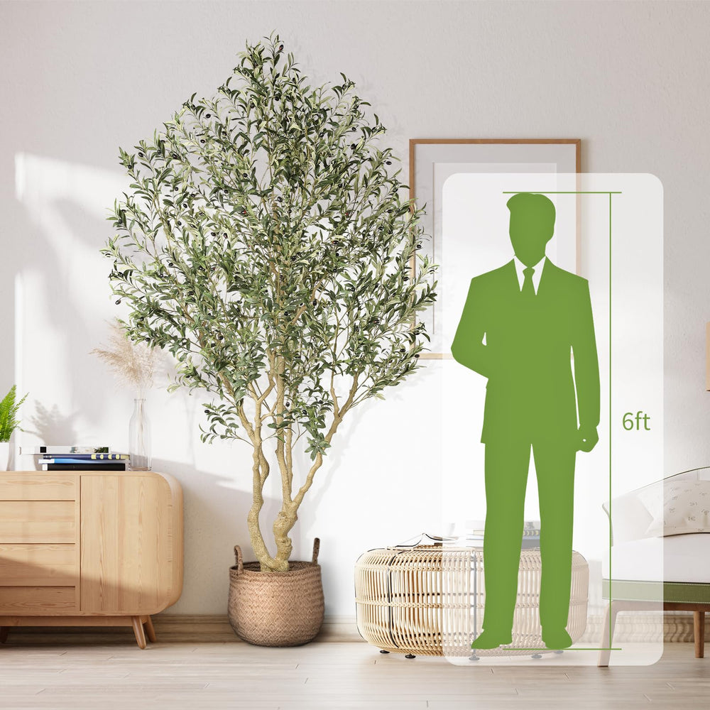 Large Artificial Olive Tree with Adjustable Branches