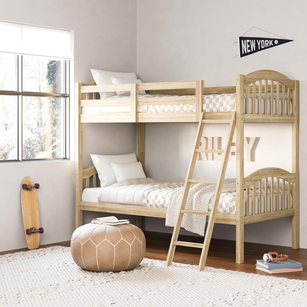 Twin Over Twin Bunk Bed — Convertible, GREENGUARD Gold Certified