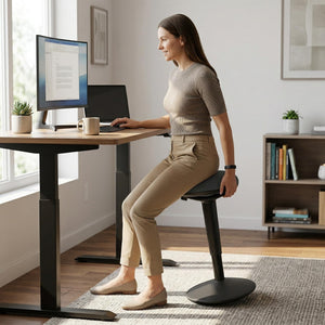 Standing Desk Perch Stool with Memory Foam Seat