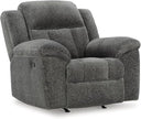 Manual Rocker Recliner with Pillow-Top Arms