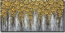 Abstract Floral Canvas Wall Art – Hand-Painted Acrylic Painting