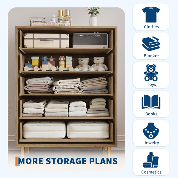 Farmhouse 5-Drawer Dresser