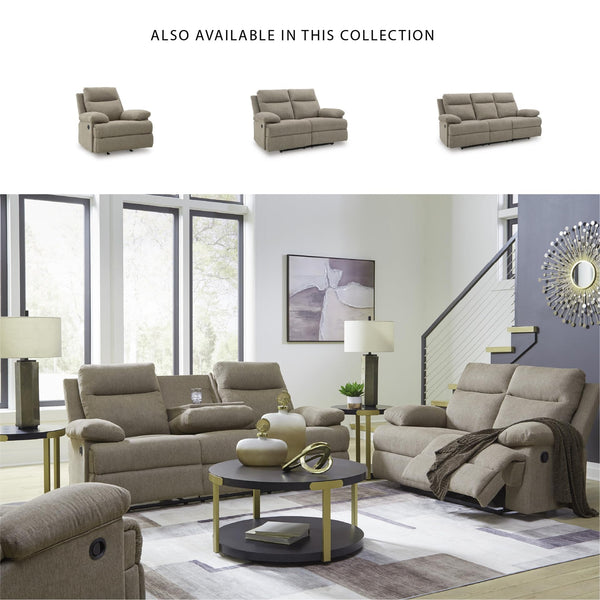 Dual Reclining Sofa with Drop-Down Table & USB Charging