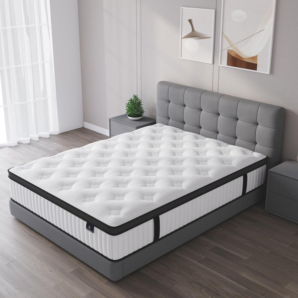 Full Size 10 Inch Hybrid Mattress – Memory Foam & Pocket Springs