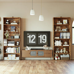 6-Tier Bookcase Set of 2 — 70" Tall