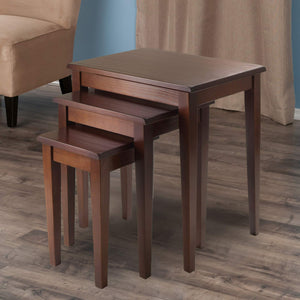 Nesting Accent Tables, Walnut, Set of 3