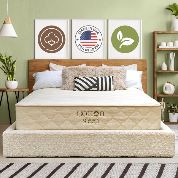 Organic Latex Hybrid Mattress with Pocket Coils – Medium Soft